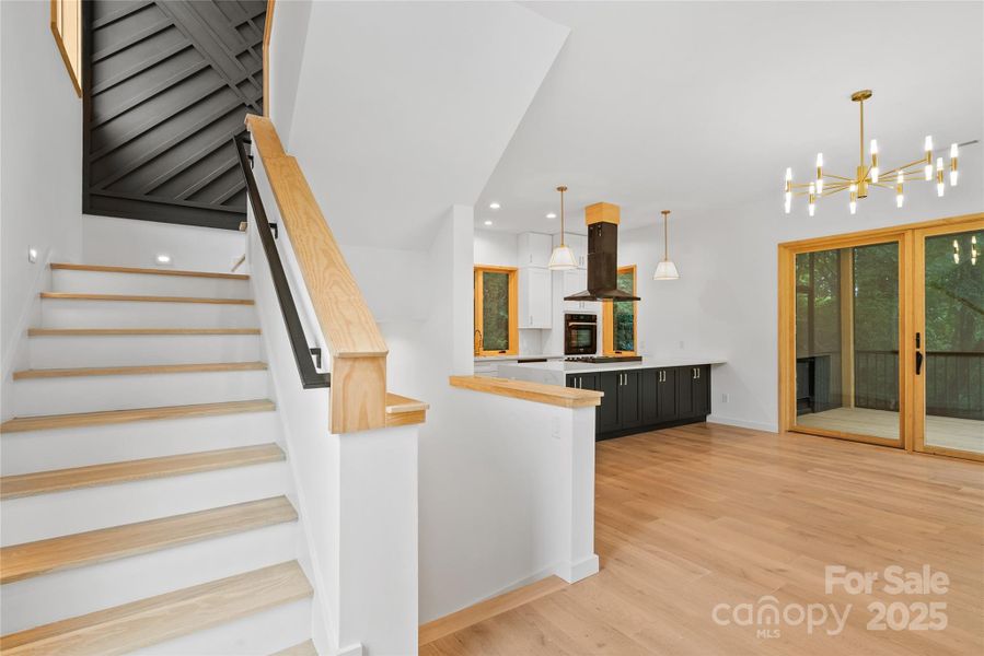 Furnished interior view inside a new home in , Asheville (Image 19).
