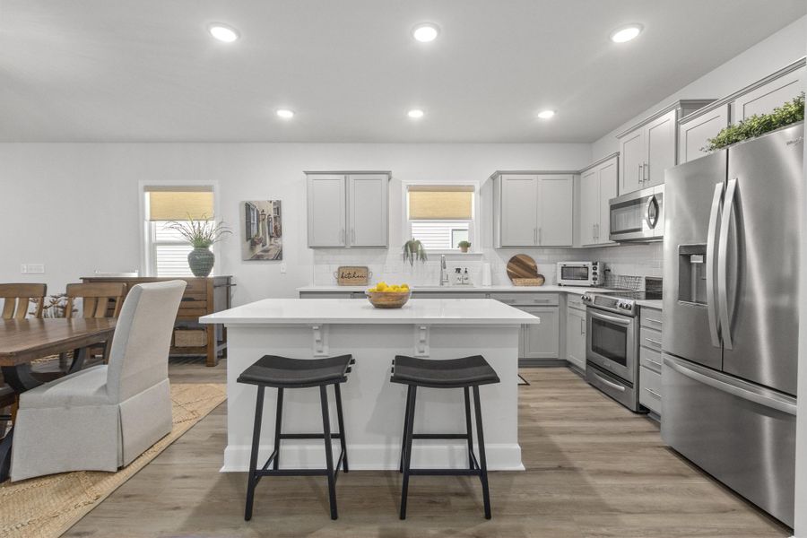 Furnished interior view inside a new home in Cedar Glen Preserve, Huger (Image 30).