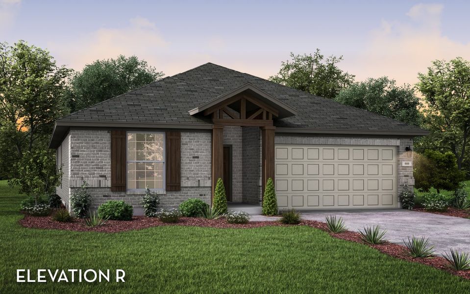 Representative exterior photo of a completed home built from the Creede by CastleRock Communities in Green Meadows, Celina, TX (Image 2). Representative exterior photo of a completed home built from the Creede by CastleRock Communities in Green Meadows, Celina, TX (Image 2).