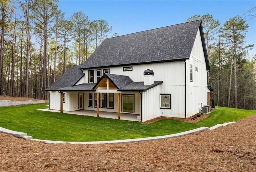 Exterior details and patio area of a home in , Winder (Image 38).