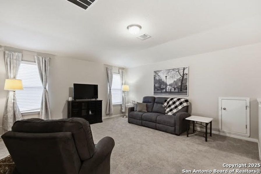 Furnished interior view inside a new home in Legendary Trails - Premier Series, Cibolo (Image 15). Furnished interior view inside a new home in Legendary Trails - Premier Series, Cibolo (Image 15).