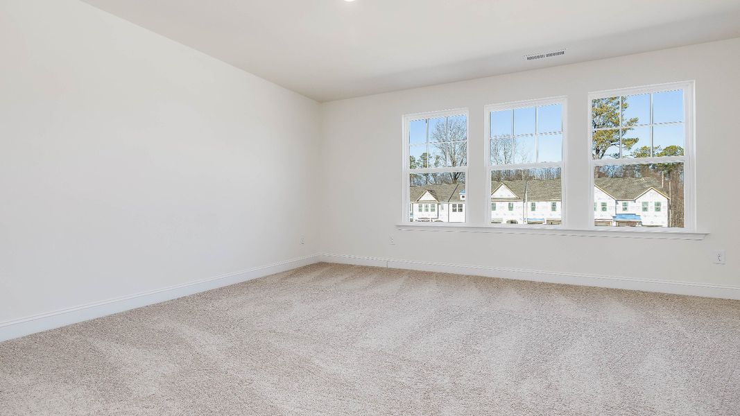 Furnished interior view inside a new home in Battle Bridge, Raleigh (Image 8).