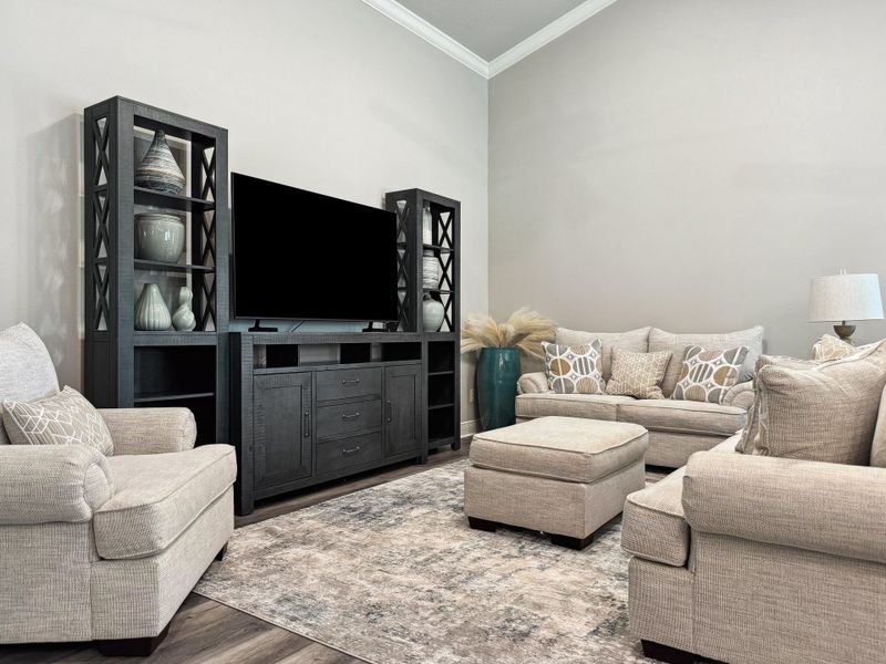 Representative furnished interior of a home built from the The Carlos by Herbst Homes in Doyle Hawkins Landing, Navarre (Image 9).