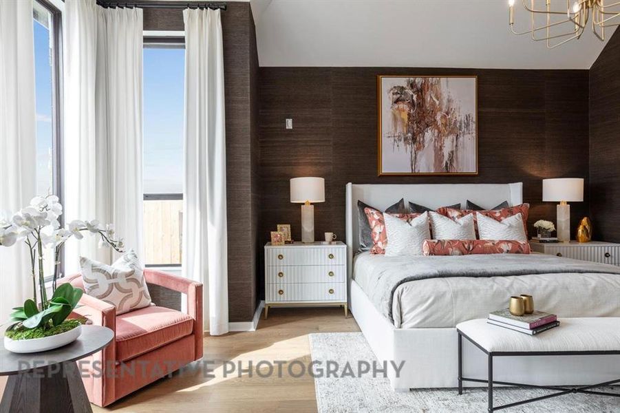 Furnished interior view inside a new home in Harvest, Northlake (Image 16).