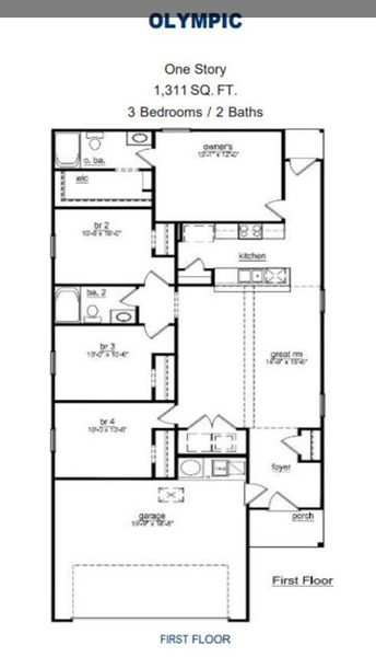 2D floor plan layout of this home in , Wharton, TX (Image 2). 2D floor plan layout of this home in , Wharton, TX (Image 2).