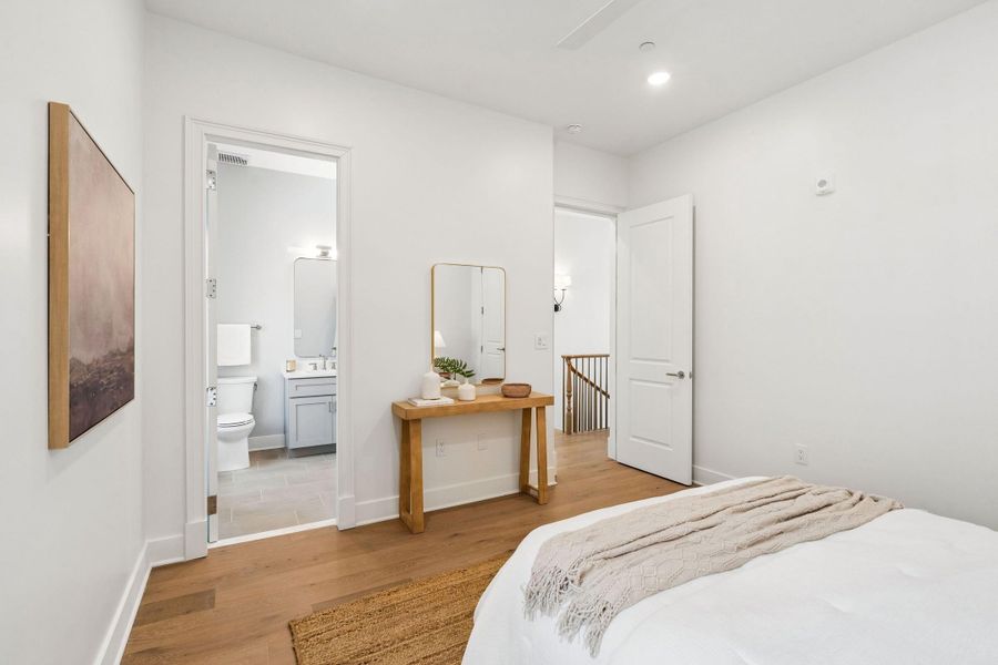 Furnished interior view inside a new home in , Charleston (Image 9).