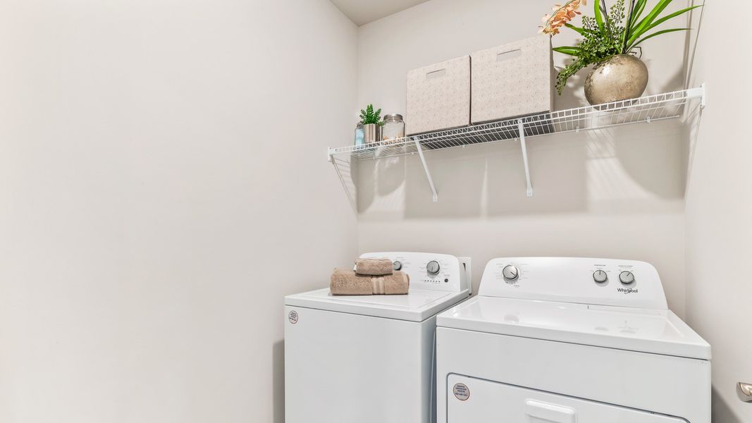 Representative furnished interior of a home built from the Carrington by D.R. Horton in Cove at West Port - Tradition, Port Charlotte (Image 17).