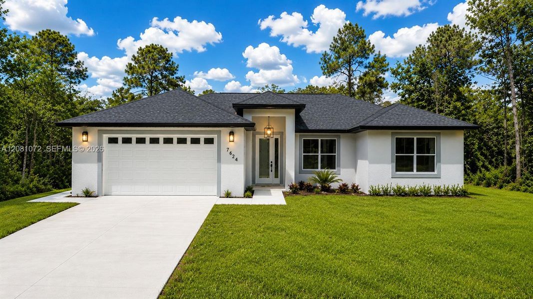 Front exterior of a new home in , Sebring, FL, highlighting curb appeal (Image 25).