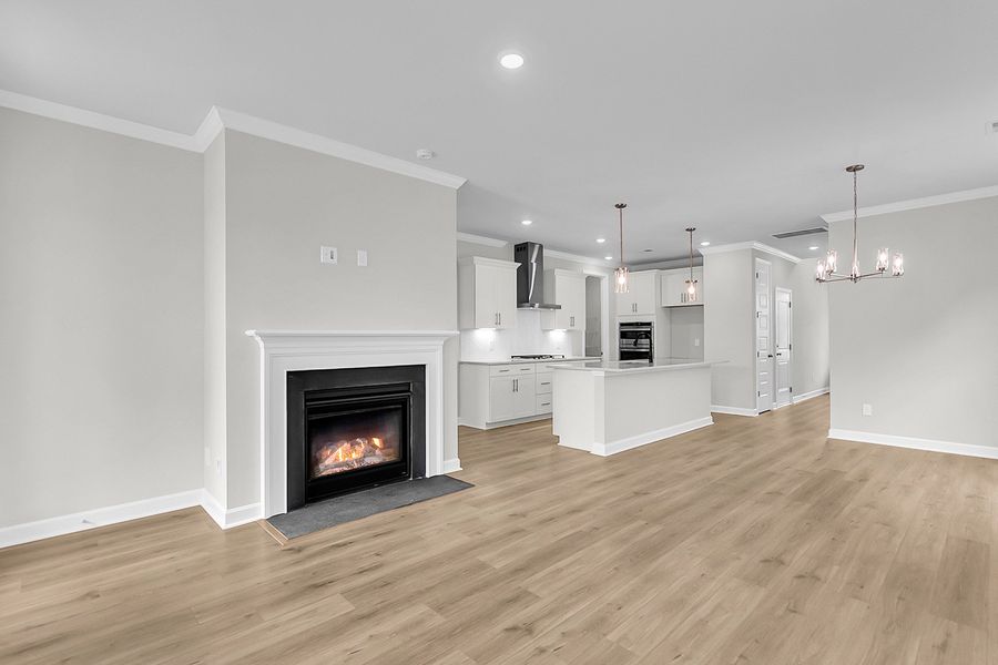 Spacious, unfurnished interior of a new home in Pineland Preserve, Summerville (Image 25).