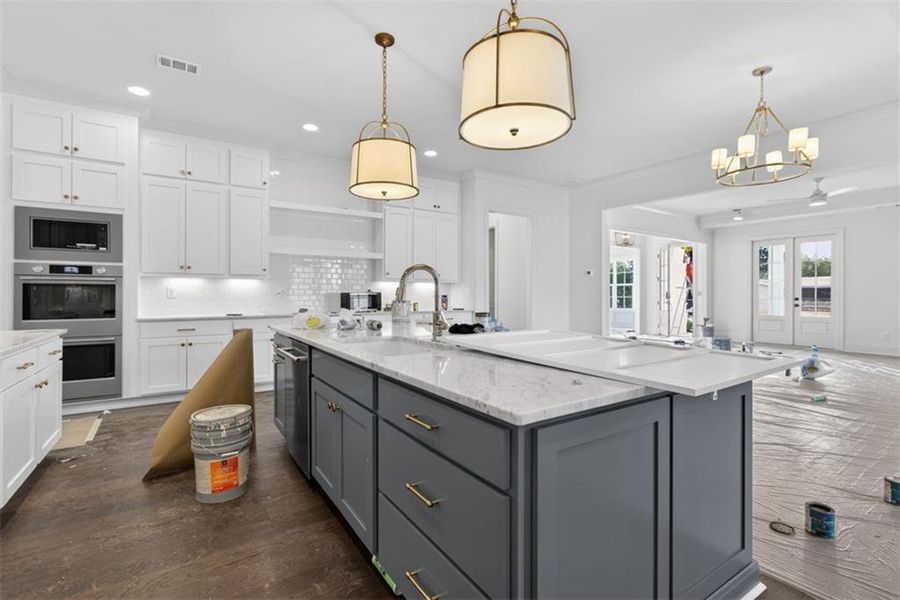 Furnished interior view inside a new home in , Suwanee (Image 20). Furnished interior view inside a new home in , Suwanee (Image 20).