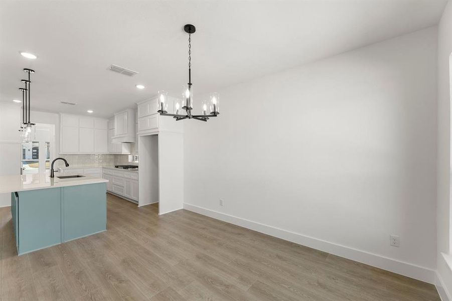 Spacious, unfurnished interior of a new home in Valencia on The Lake, Little Elm (Image 24). Spacious, unfurnished interior of a new home in Valencia on The Lake, Little Elm (Image 24).