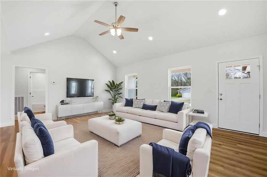 Furnished interior view inside a new home in , Eton (Image 11).