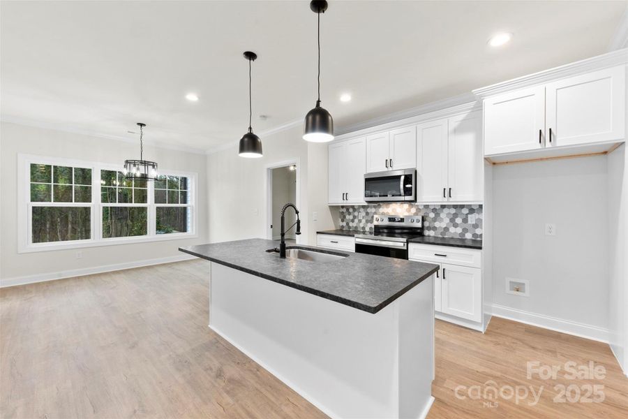 Furnished interior view inside a new home in , Gastonia (Image 8).