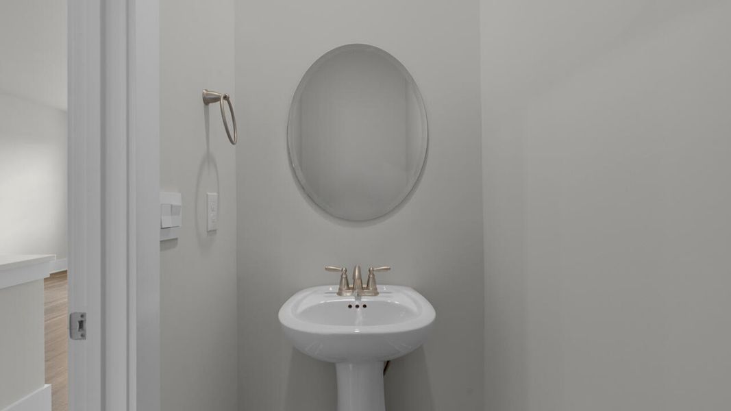 Close-up of interior finishes inside a home in Indigo Preserve Townhomes, Leland (Image 14).