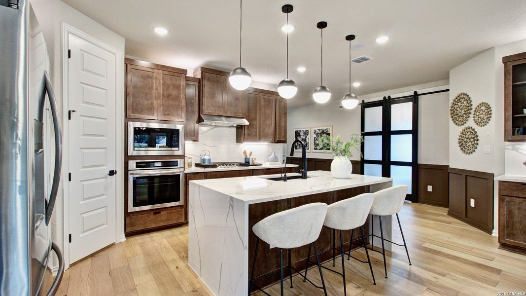 Furnished interior view inside a new home in Prominence, San Antonio (Image 4).