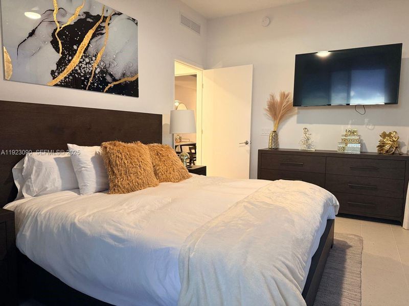 Furnished interior view inside a new home in , Miami (Image 6). Furnished interior view inside a new home in , Miami (Image 6).