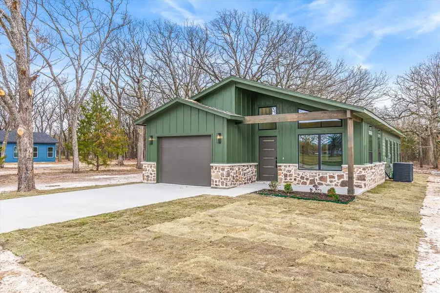 Sod wrapping the home!