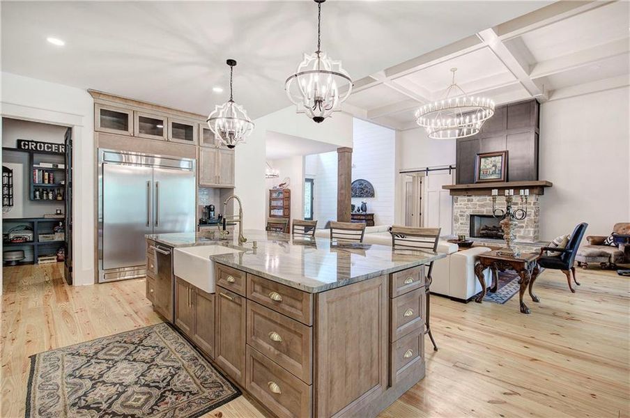 Furnished interior view inside a new home in , Temple (Image 39).