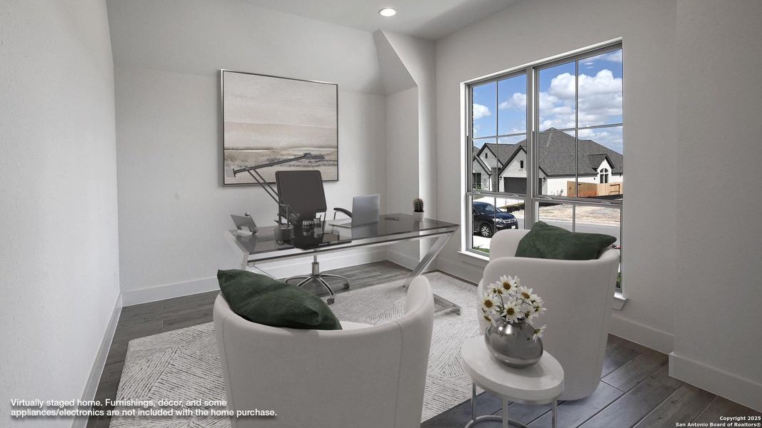 Furnished interior view inside a new home in Cibolo Valley Heights 65', Cibolo (Image 15).