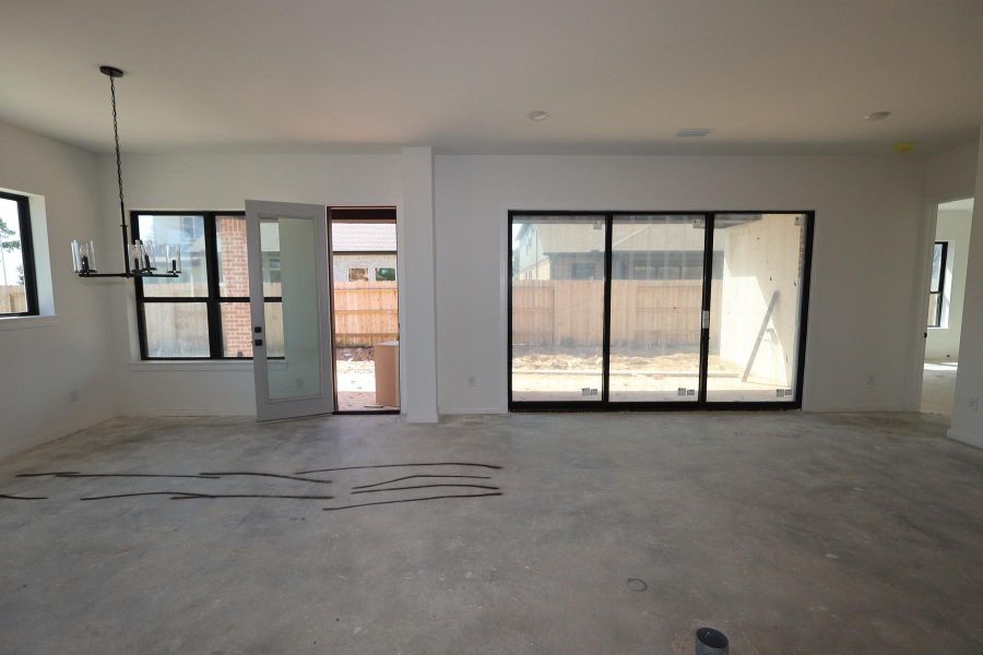 In-progress construction of a new home in Sundance Cove Lakeside - Overlook View Collection, Crosby, TX (Image 4).