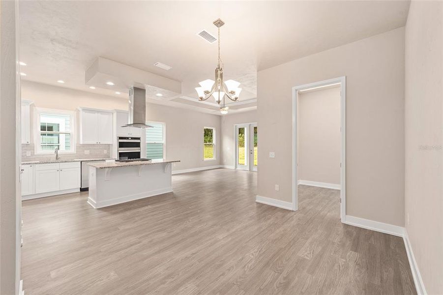 Furnished interior view inside a new home in Fairway Pointe at West End, Newberry (Image 5).