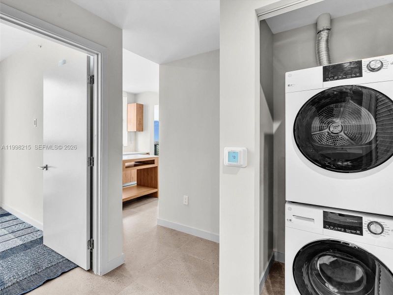Furnished interior view inside a new home in , Miami (Image 9).