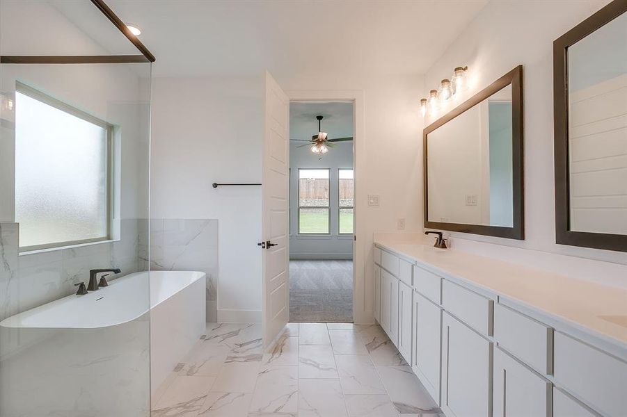 Furnished interior view inside a new home in Talon Hills, Fort Worth (Image 9).