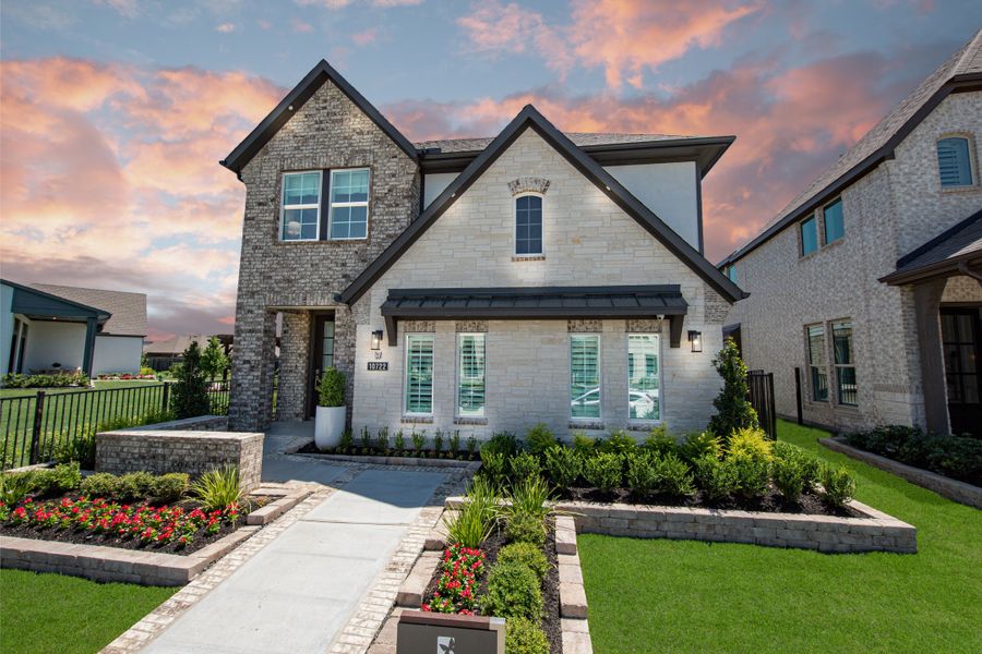 Representative exterior photo of a completed home built from the Sheffield by Beazer Homes in Bridgeland, Cypress, TX (Image 14). Representative exterior photo of a completed home built from the Sheffield by Beazer Homes in Bridgeland, Cypress, TX (Image 14).