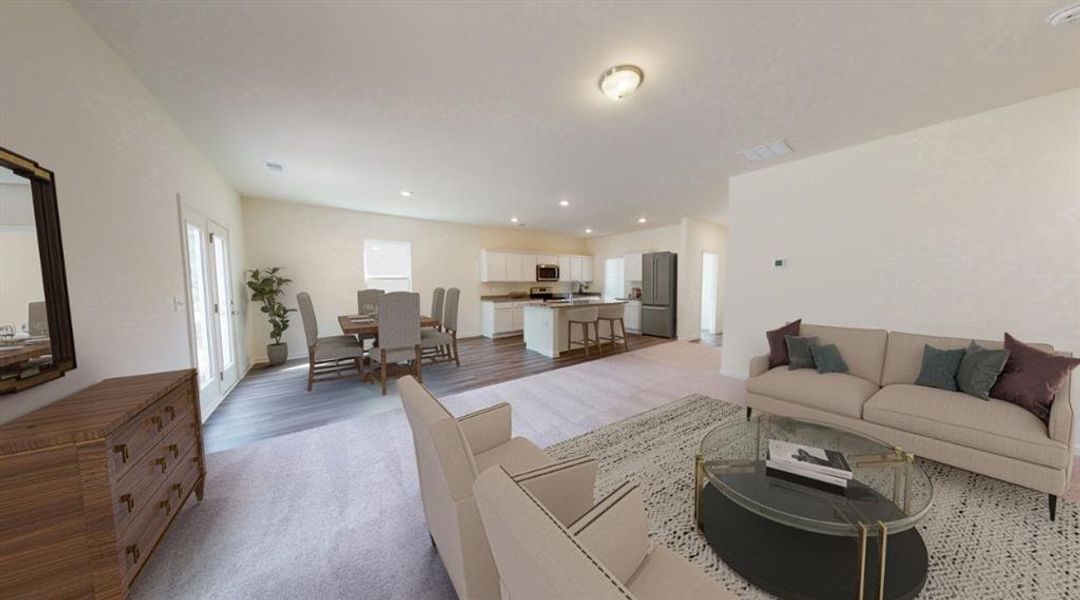 Furnished interior view inside a new home in Kendall Grove, McDonough (Image 5). Furnished interior view inside a new home in Kendall Grove, McDonough (Image 5).