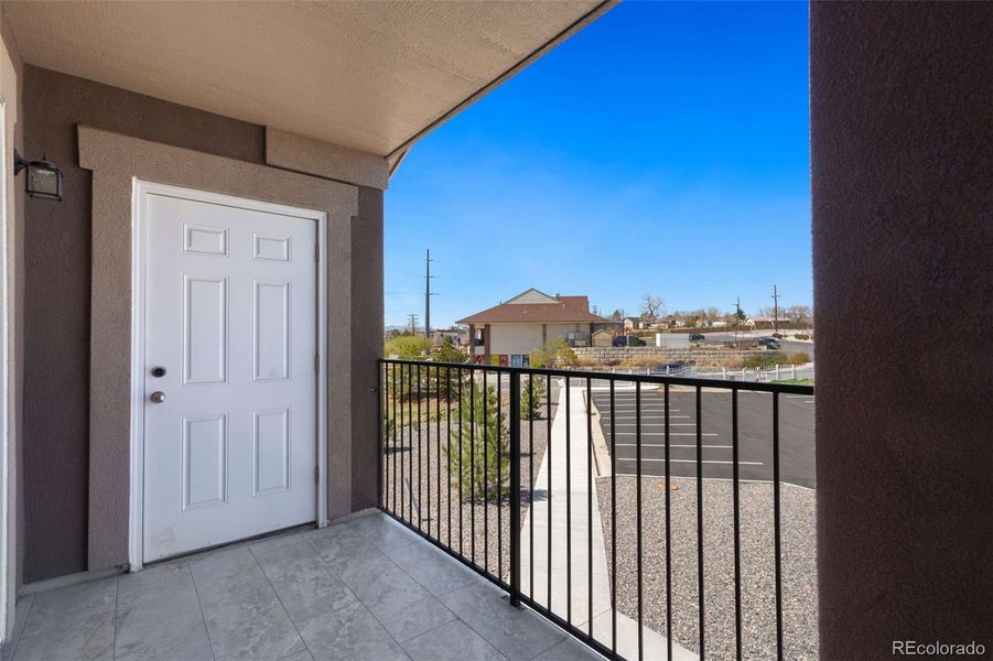 Exterior details and patio area of a home in , Denver (Image 3).
