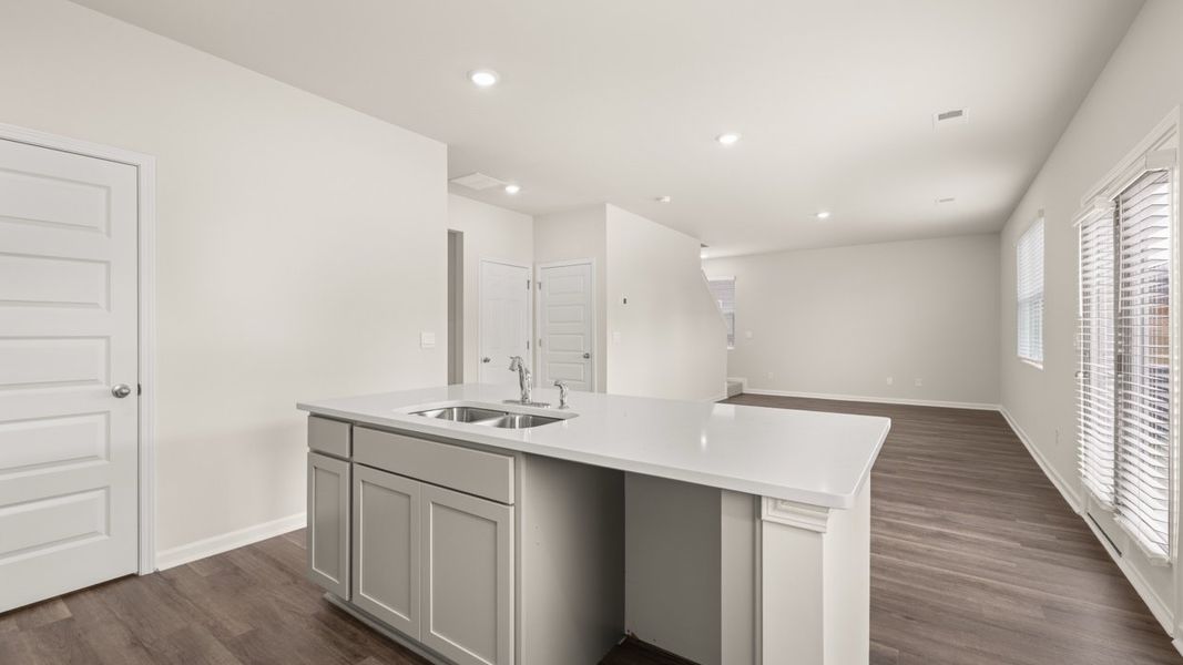 Representative furnished interior of a home built from the Penwell by D.R. Horton in Locust Grove Station - Cedar Ridge, Locust Grove (Image 9).