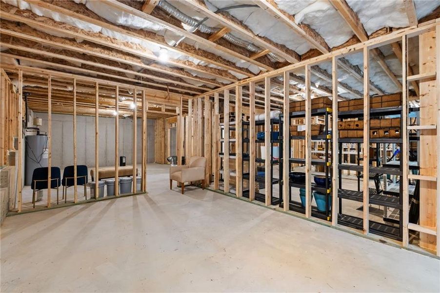 In-progress construction of a new home in , Waleska, GA (Image 44).