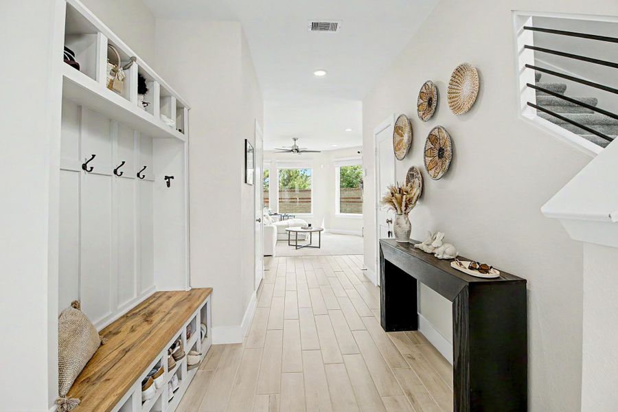 Furnished interior view inside a new home in , Cypress (Image 5).