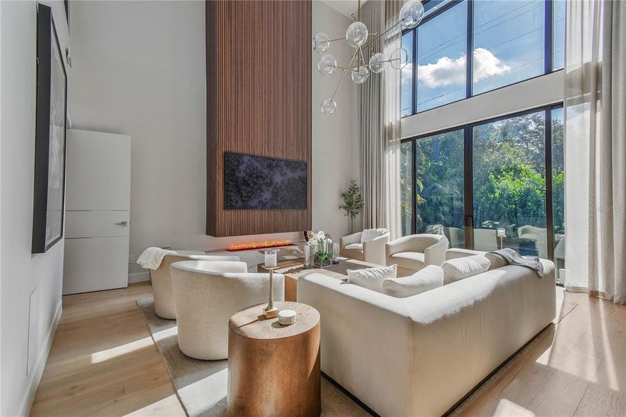 Furnished interior view inside a new home in , Dunedin (Image 34).