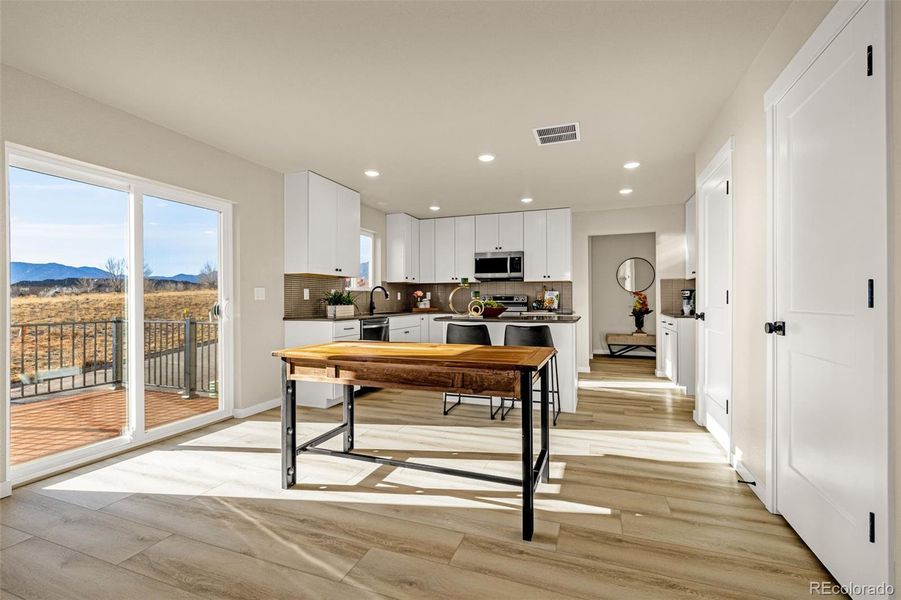 Furnished interior view inside a new home in , Colorado Springs (Image 13).