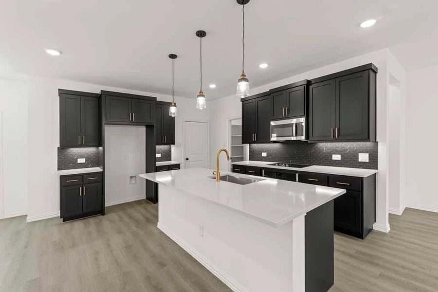 Furnished interior view inside a new home in Sereno Oaks at Buckner Terrace, Dallas (Image 12). Furnished interior view inside a new home in Sereno Oaks at Buckner Terrace, Dallas (Image 12).