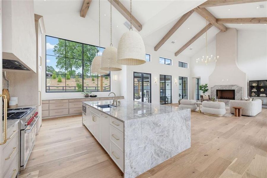 Furnished interior view inside a new home in , Canton (Image 13).