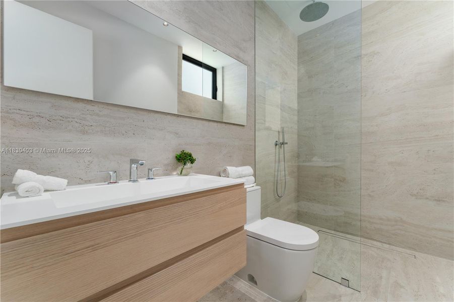 Furnished interior view inside a new home in , Miami Beach (Image 13).