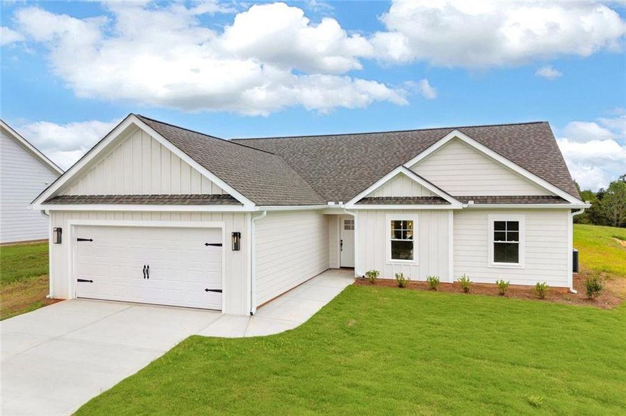 Front exterior of a new home in , Toccoa, GA, highlighting curb appeal (Image 25).