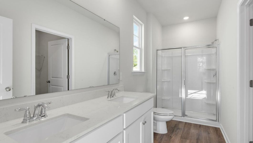 Representative furnished interior of a home built from the KERRY by D.R. Horton in Cedar Hill Landing, Navassa (Image 9).