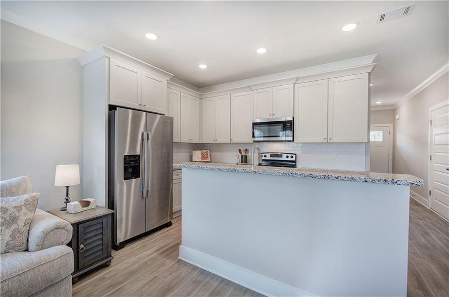Furnished interior view inside a new home in , Cartersville (Image 36).