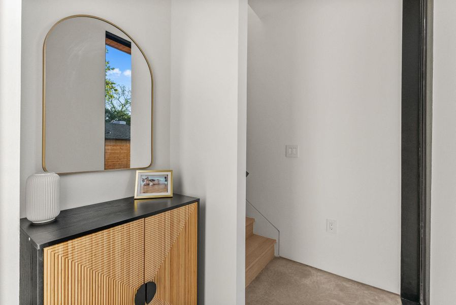 Furnished interior view inside a new home in , Austin (Image 13). Furnished interior view inside a new home in , Austin (Image 13).