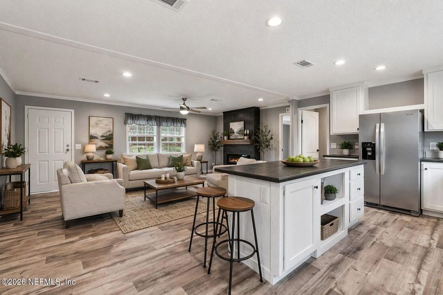 Furnished interior view inside a new home in , Keystone Heights (Image 28).