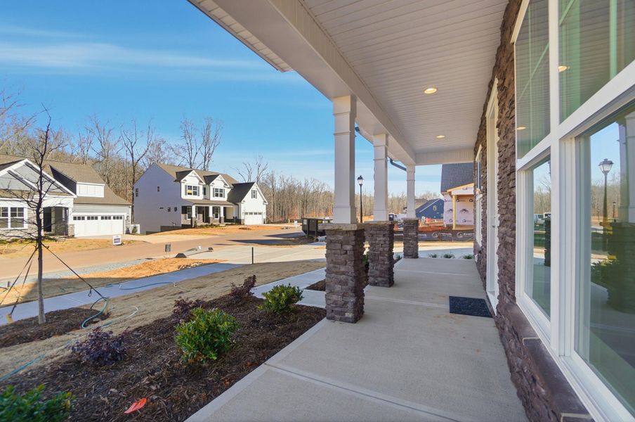 Exterior details and patio area of a home in Rone Creek, Waxhaw (Image 29).