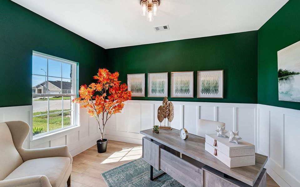 Furnished interior view inside a new home in Pecan Estates, Crosby (Image 24).