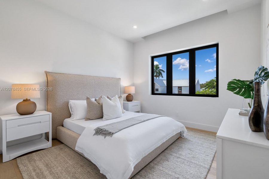 Furnished interior view inside a new home in , Boca Raton (Image 57).