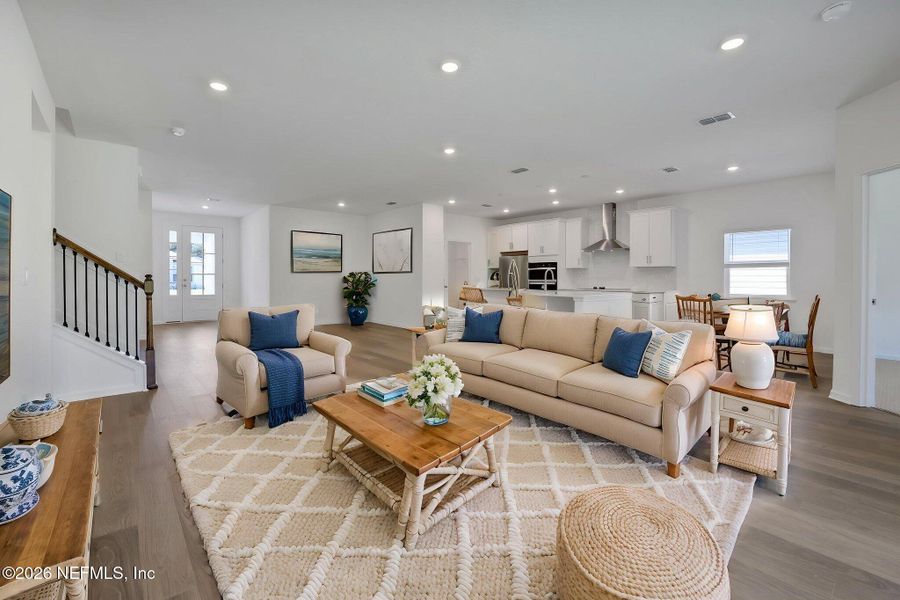 Furnished interior view inside a new home in Hyland Trail, Green Cove Springs (Image 9).