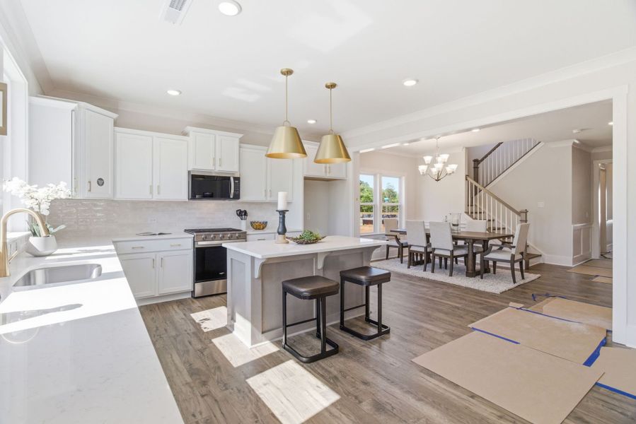 Furnished interior view inside a new home in Parc Northwest, Elon (Image 11).