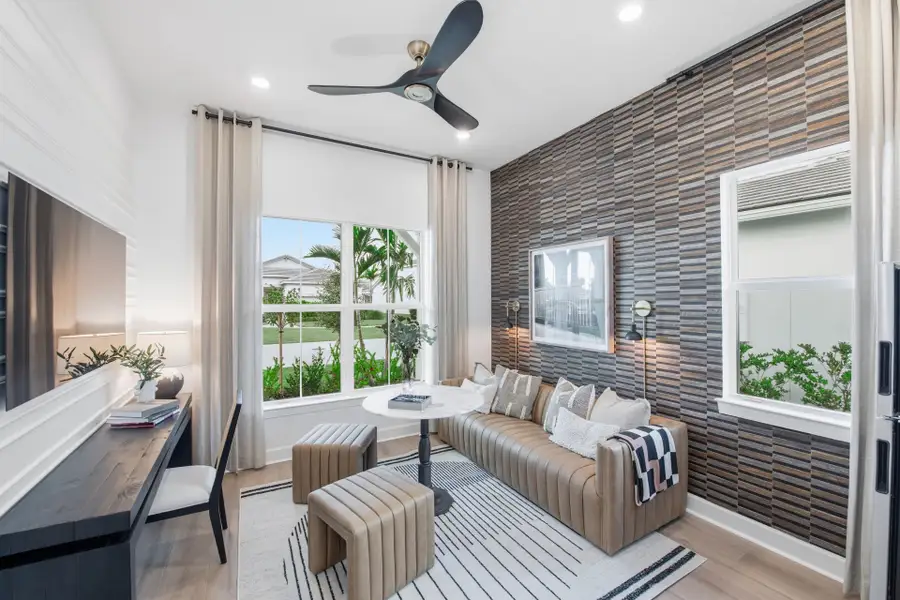 Representative furnished interior of a home built from the Concord by Pulte Homes in Hyland Trail, Green Cove Springs (Image 11).