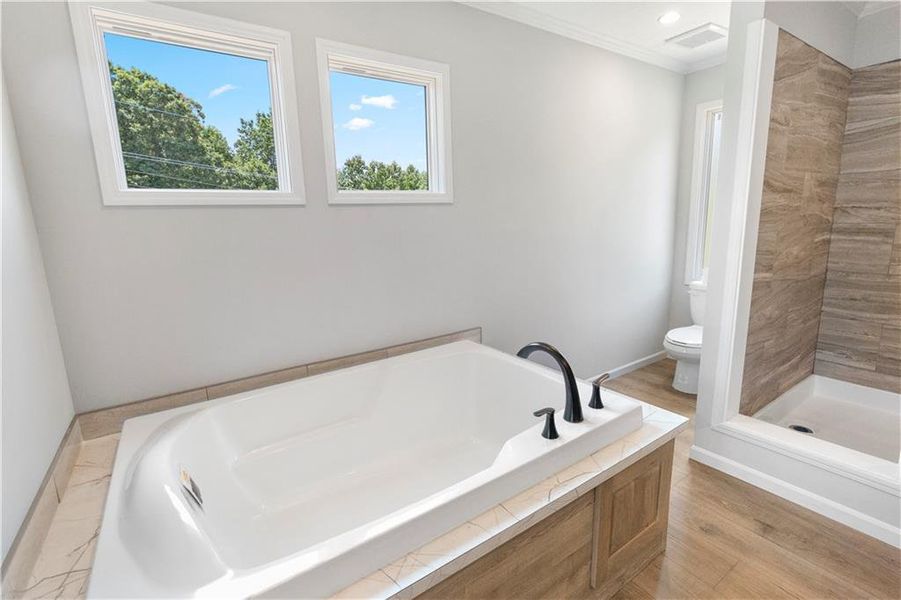 Furnished interior view inside a new home in , Clarkesville (Image 10).